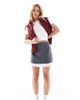 Miss Selfridge Petite Miss Selfridge Petite tailored double layer skirt in gray - 1