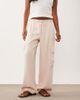 Miss Selfridge Petite Miss Selfridge Petite tailored fluid cargo pants in pale pink - 4