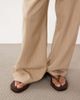 Miss Selfridge Petite Miss Selfridge Petite tailored pull on pants in neutral pinstripes-Multi - 3