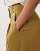 Miss Selfridge Petite Miss Selfridge Petite tailored wide leg pants in olive-Green - 2