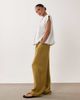Miss Selfridge Petite Miss Selfridge Petite tailored wide leg pants in olive-Green - 3