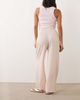 Miss Selfridge Petite Miss Selfridge Petite tailored wide leg pants in pale pink-Brown - 3