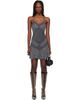 Miss Sixty Miss Sixty Black KNWLS Edition Denim Cami Minidress - 1