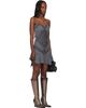 Miss Sixty Miss Sixty Black KNWLS Edition Denim Cami Minidress - 2