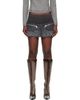 Miss Sixty Miss Sixty Black KNWLS Edition Ruffled Denim Miniskirt - 1