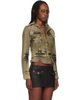 Miss Sixty Miss Sixty Green KNWLS Edition Tie-Dye Denim Jacket - 2