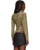 Miss Sixty Miss Sixty Green KNWLS Edition Tie-Dye Denim Jacket - 3