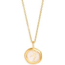 Missoma Missoma Harris Reed Taking Flight Mini Crystal Quartz Pendant Necklace