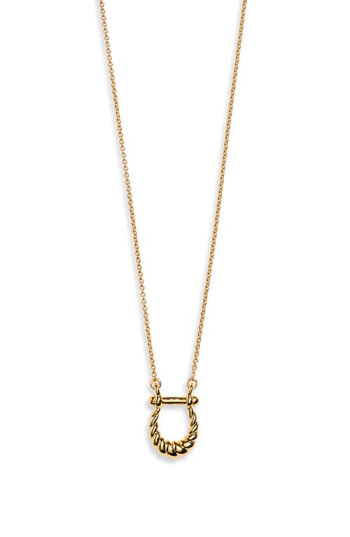 Missoma Missoma Lunar New Year Horseshoe Pendant Necklace