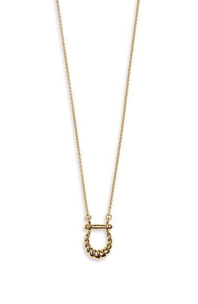 Missoma Missoma Lunar New Year Horseshoe Pendant Necklace