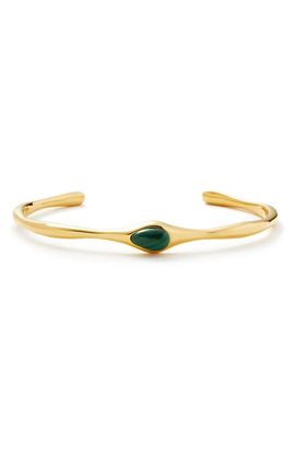 Missoma Missoma Malachite Cuff Bracelet