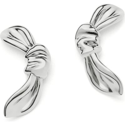 Missoma Missoma Mark Gong Bow Oversized Stud Earrings