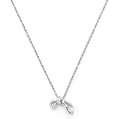 Missoma Missoma Mark Gong Bow Pendant Necklace