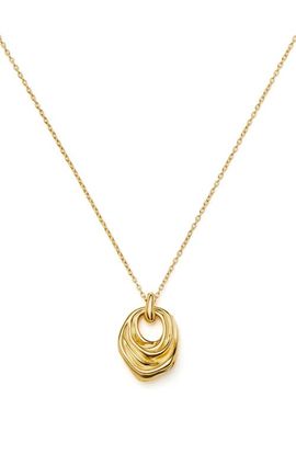 Missoma Missoma Mark Gong Draped Pendant Necklace