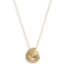 Missoma Missoma Mini Spiral Pendant Necklace