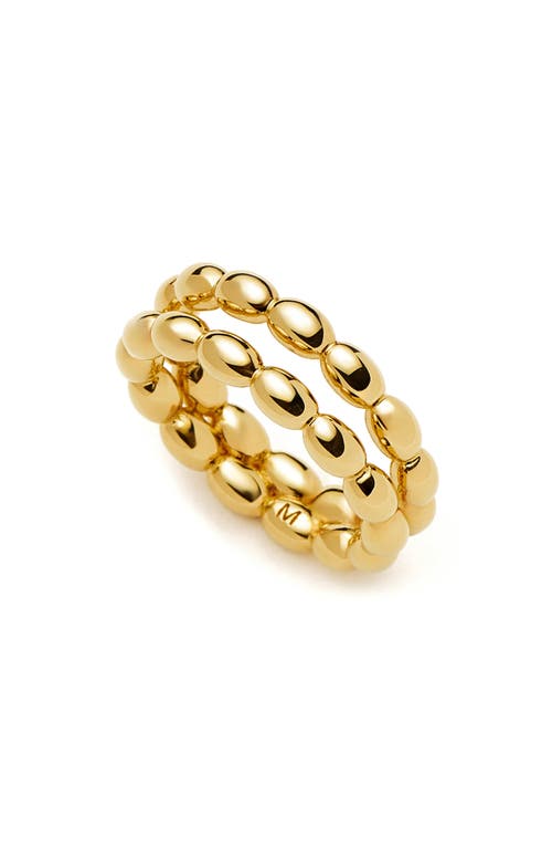 Missoma Missoma Molten Olive Stacking Ring