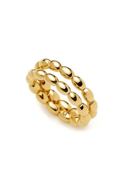 Missoma Missoma Molten Olive Stacking Ring