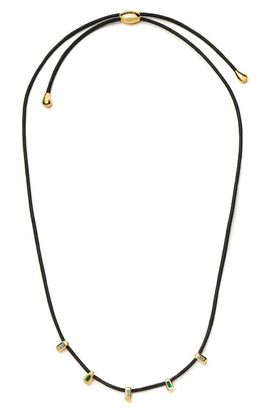 Missoma Missoma Molten Stone Baguette Slide Necklace