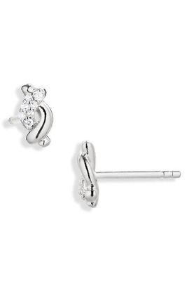 Missoma Missoma Small Molten Snow Huggie Hoop Earrings