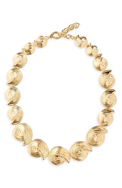 Missoma Missoma Spiral Statement Necklace