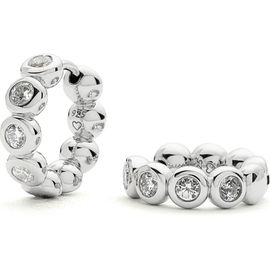 Missoma Missoma Tennis Cubic Zirconia Huggie Hoop Earrings