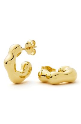 Missoma Missoma x Eny Lee Parker Puffy Mini Hoop Earrings