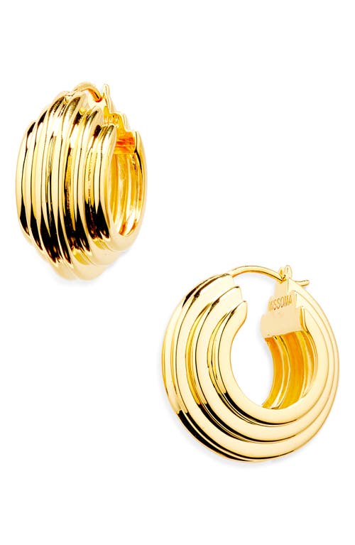 Missoma Missoma x Lucy Williams Chunky Ridge Hoop Earrings