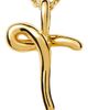Missoma Women's 18K-Yellow-Gold Vermeil Curly Molten Mini Initial Pendant Necklace - 4