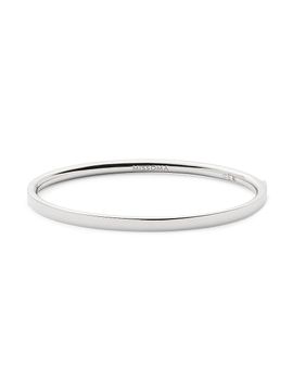 Missoma Women's Magma 18K-Gold-Plated Or Rhodium-Plated Hinged Bangle