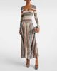 Missoni Missoni Angela Raschel lamÃ© platform sandals - 3