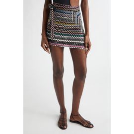 Missoni Missoni Chevron Cover-Up Wrap Miniskirt