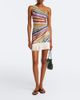 Missoni Missoni Chevron fringed one-shoulder beach dress - 2