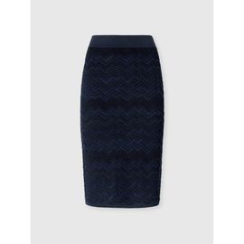 Missoni Missoni Chevron Wool And Viscose Mini Skirt