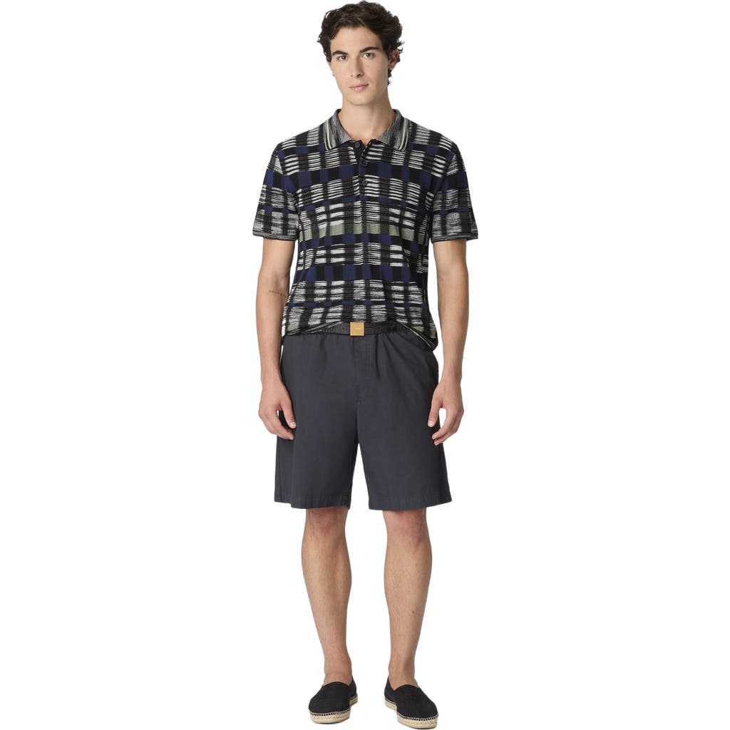 Missoni Missoni Cotton And Viscose Polo Shirt With Check Pattern
