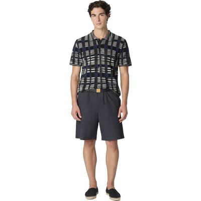 Missoni Missoni Cotton And Viscose Polo Shirt With Check Pattern