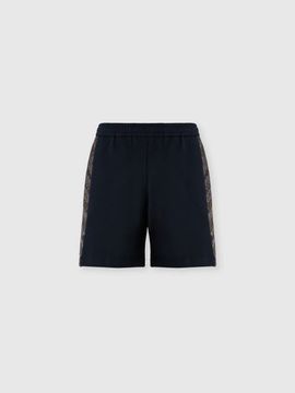 Missoni Missoni Cotton Fleece Shorts With Zigzag