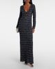 Missoni Missoni Cutout knitted lamÃ© maxi dress - 2