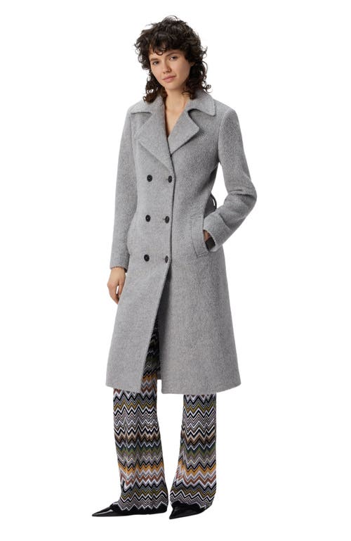 Missoni Missoni Double-breasted Trench Coat With Tone-on-tone Chevron Pattern