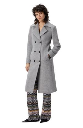 Missoni Missoni Double-breasted Trench Coat With Tone-on-tone Chevron Pattern