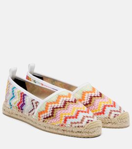 Missoni Missoni Elle Zigzag lamÃ© espadrilles