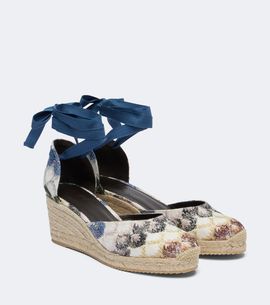 Missoni Missoni Eva lamÃ© espadrille wedges