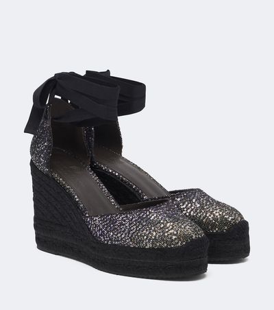 Missoni Missoni Eva sequined espadrille wedges