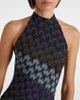 Missoni Missoni Halterneck knitted lamÃ© gown - 3