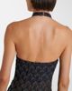 Missoni Missoni Halterneck knitted lamÃ© gown - 5