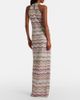 Missoni Missoni Halterneck sequined lamÃ© maxi dress - 5