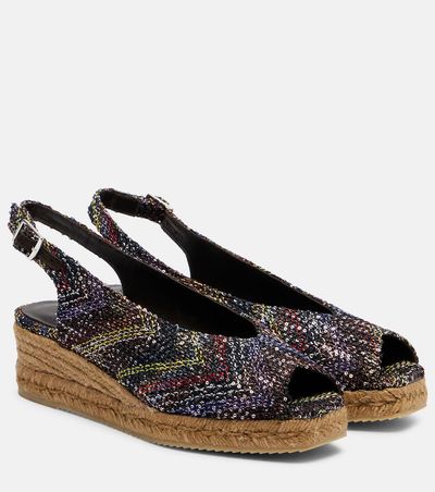 Missoni Missoni Joy 30 sequined espadrille wedges