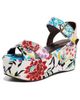 Missoni Missoni Julia Platform Sandals Julia Canvas Samoa Floral Print - 1