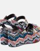 Missoni Missoni Julia Raschel lamÃ© platform sandals - 2