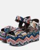 Missoni Missoni Julia Raschel lamÃ© platform sandals - 4