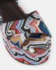 Missoni Missoni Julia Raschel lamÃ© platform sandals - 5